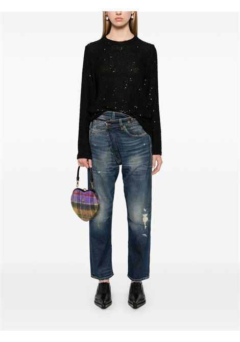 Black sequin-embellished sweater Comme des garcons - women COMME DES GARCONS COMME DES GARCONS | RNN5141